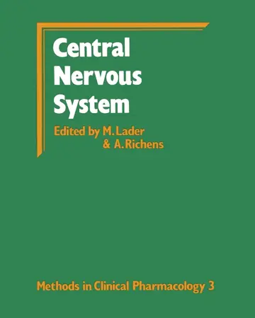 Cover of Methods in Clinical Pharmacology―Central Nervous System