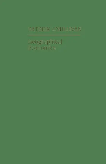 Cover of Geographical Economics