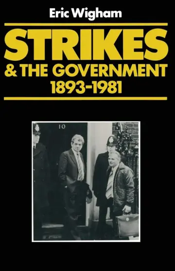 Cover of Strikes and the Government 1893 1981