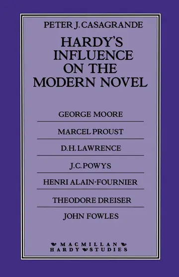 Cover of Hardy’s Influence on the Modern Novel