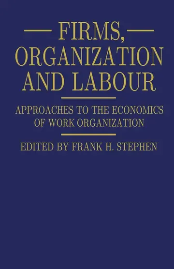 Cover of Firms, Organization and Labour