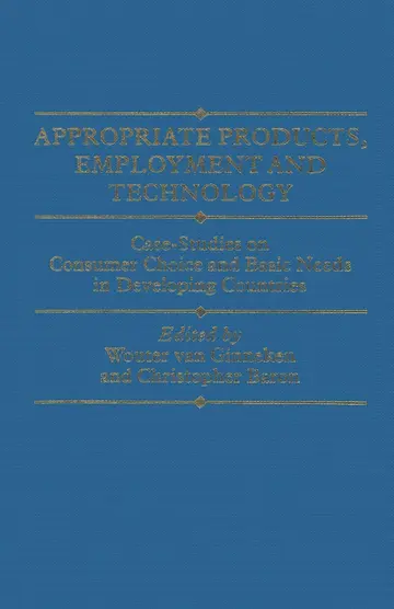 Cover of Appropriate Products, Employment and Technology