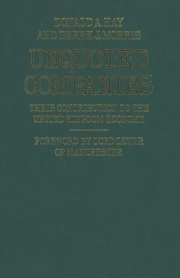 Cover of Unquoted Companies