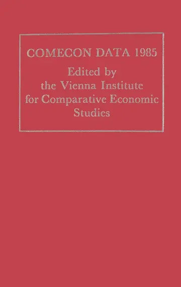Cover of Comecon Data 1985