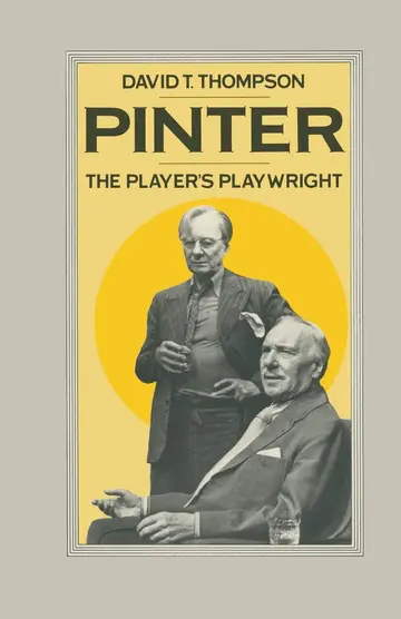 Cover of Pinter