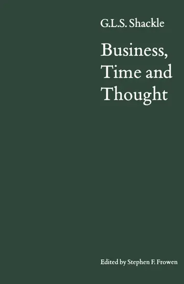 Cover of Business, Time and Thought