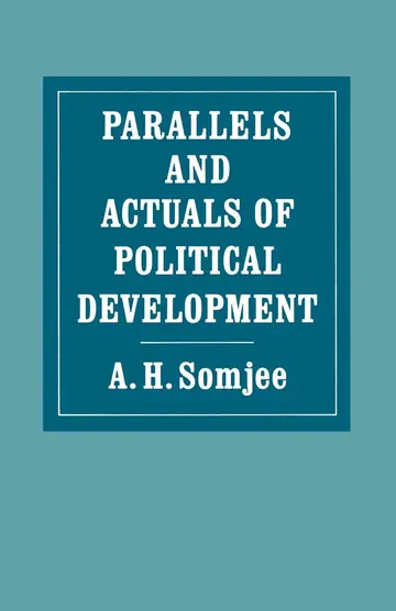 Cover of Parallels and Actuals of Political Development