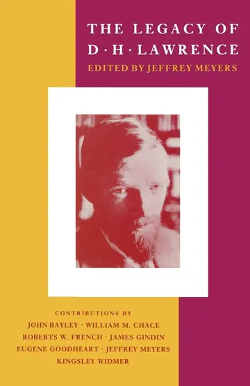 Cover of The Legacy of D. H. Lawrence
