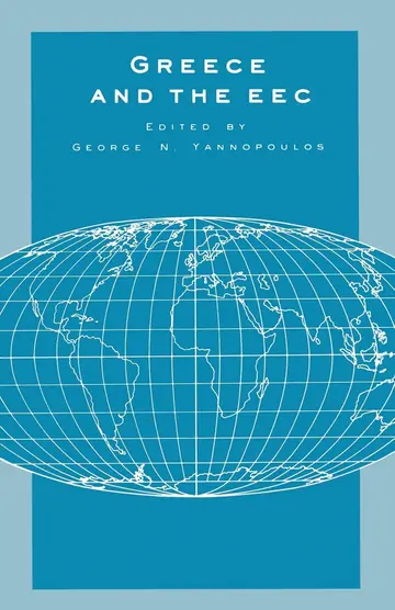 Cover of Greece and the EEC
