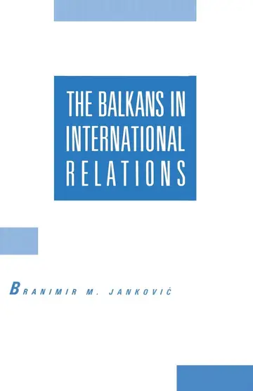 Cover of The Balkans in International Relations