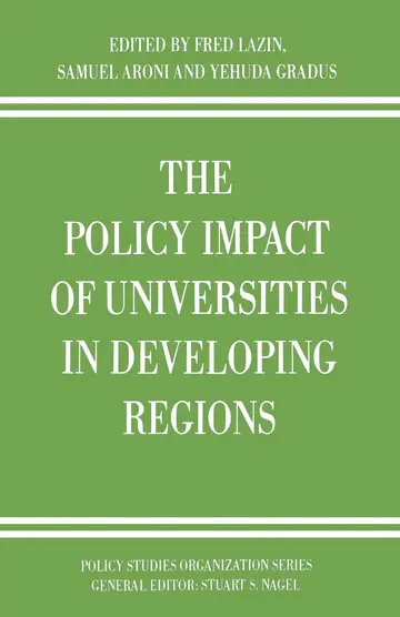 Cover of The Policy Impact of Universities in Developing Regions