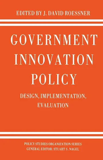 Cover of Government Innovation Policy