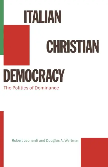 Cover of Italian Christian Democracy
