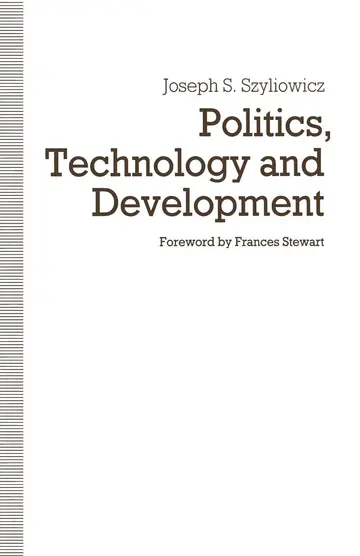 Cover of Politics, Technology and Development