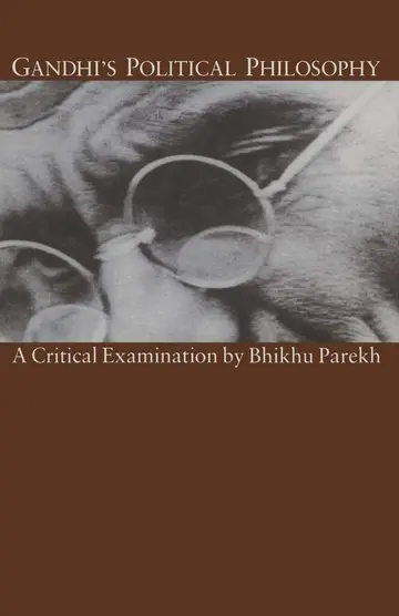 Cover of Gandhi's Political Philosophy
