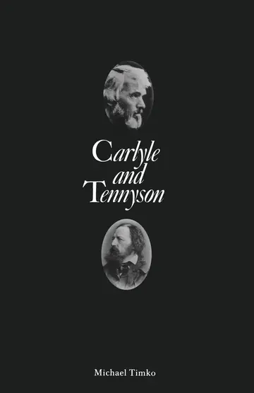 Cover of Carlyle and Tennyson
