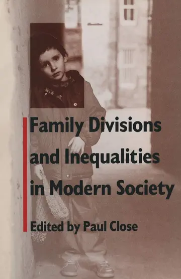 Cover of Family Divisions and Inequalities in Modern Society
