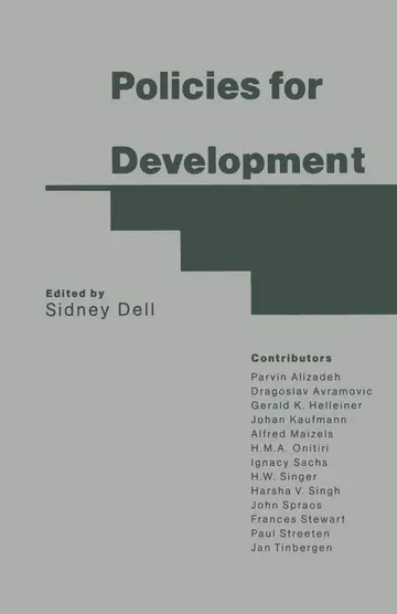 Cover of Policies for Development
