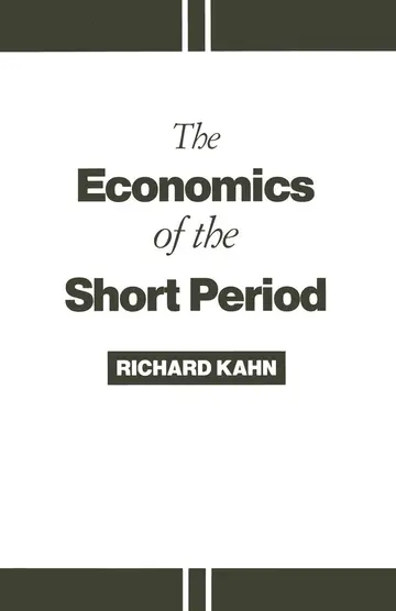 Cover of The Economics of the Short Period