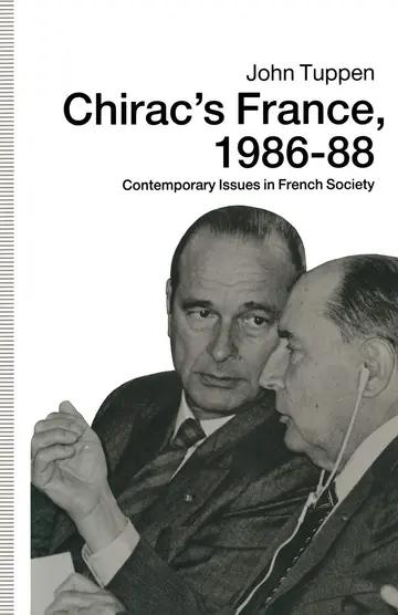 Cover of Chirac’s France, 1986–88