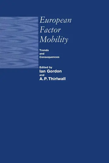 Cover of European Factor Mobility