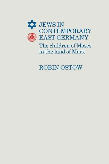 Cover of Jews in Contemporary East Germany