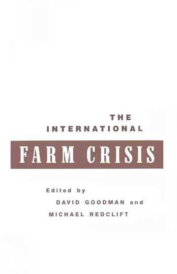 Cover of The International Farm Crisis