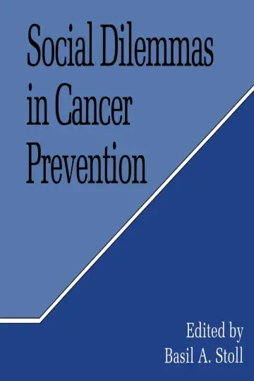 Cover of Social Dilemmas in Cancer Prevention