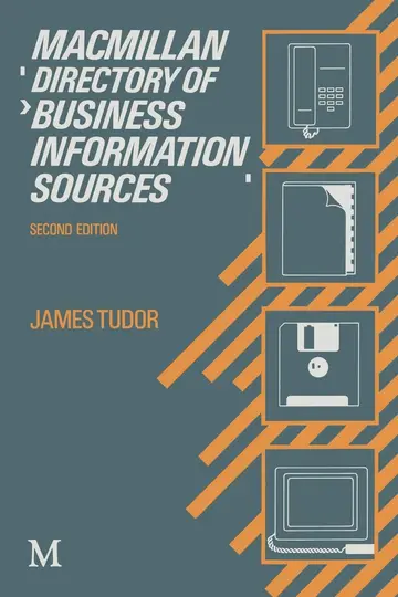 Cover of Macmillan Directory of Business Information Sources