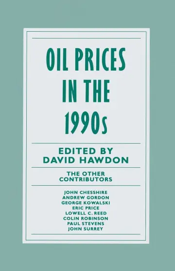 Cover of Oil Prices in the 1990s