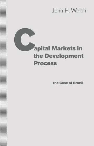 Cover of Capital Markets in the Development Process