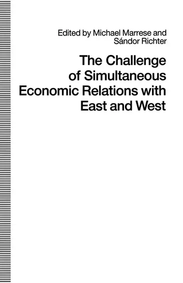 Cover of The Challenge of Simultaneous Economic Relations with East and West