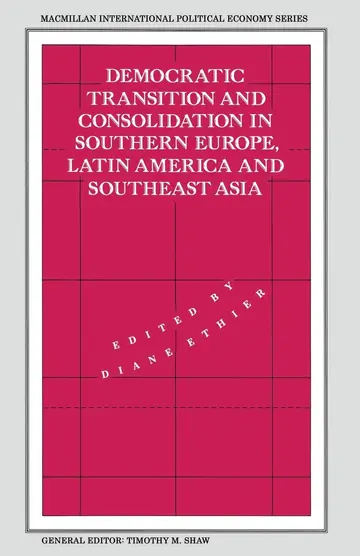 Cover of Democratic Transition and Consolidation in Southern Europe, Latin America and Southeast Asia