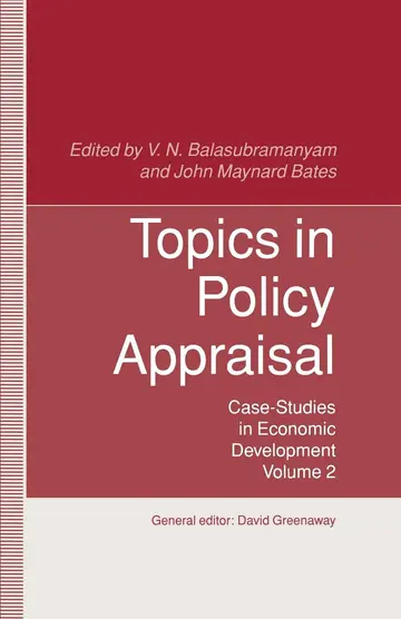 Cover of Topics in Policy Appraisal
