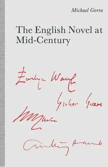 Cover of The English Novel at Mid-Century