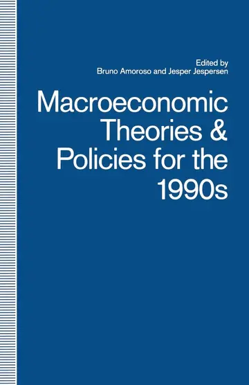 Cover of Macroeconomic Theories and Policies for the 1990s
