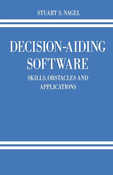 Cover of Decision-Aiding Software