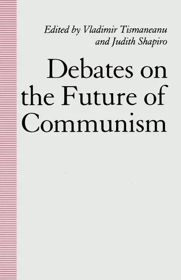 Cover of Debates on the Future of Communism