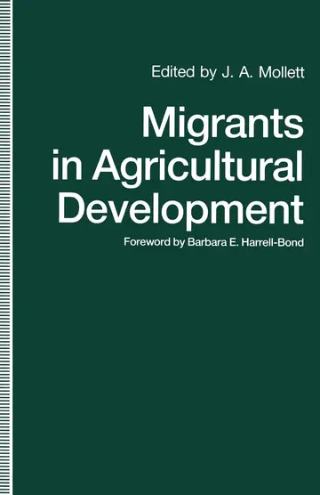 Cover of Migrants in Agricultural Development