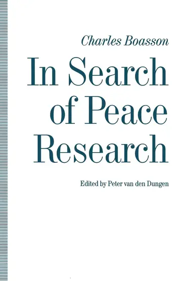 Cover of In Search of Peace Research