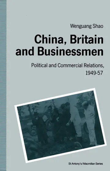 Cover of China, Britain and Businessmen