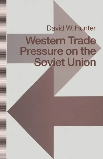 Cover of Western Trade Pressure on the Soviet Union