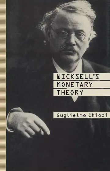 Cover of Wicksell’s Monetary Theory