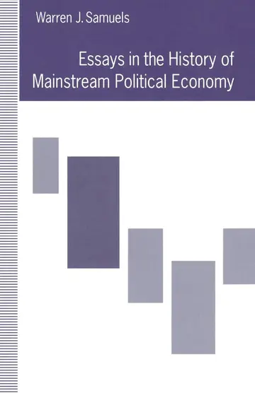 Cover of Essays in the History of Mainstream Political Economy
