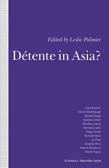 Cover of Détente in Asia?