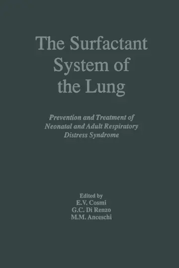 Cover of The Surfactant System of the Lung