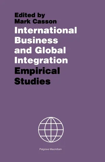 Cover of International Business and Global Integration