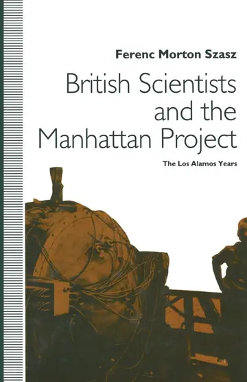 Cover of British Scientists and the Manhattan Project