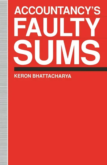 Cover of Accountancy’s Faulty Sums