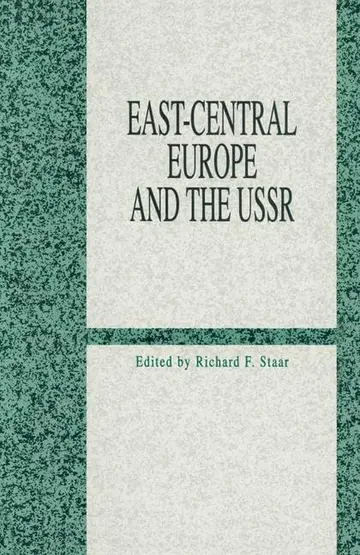 Cover of East-central Europe and the USSR
